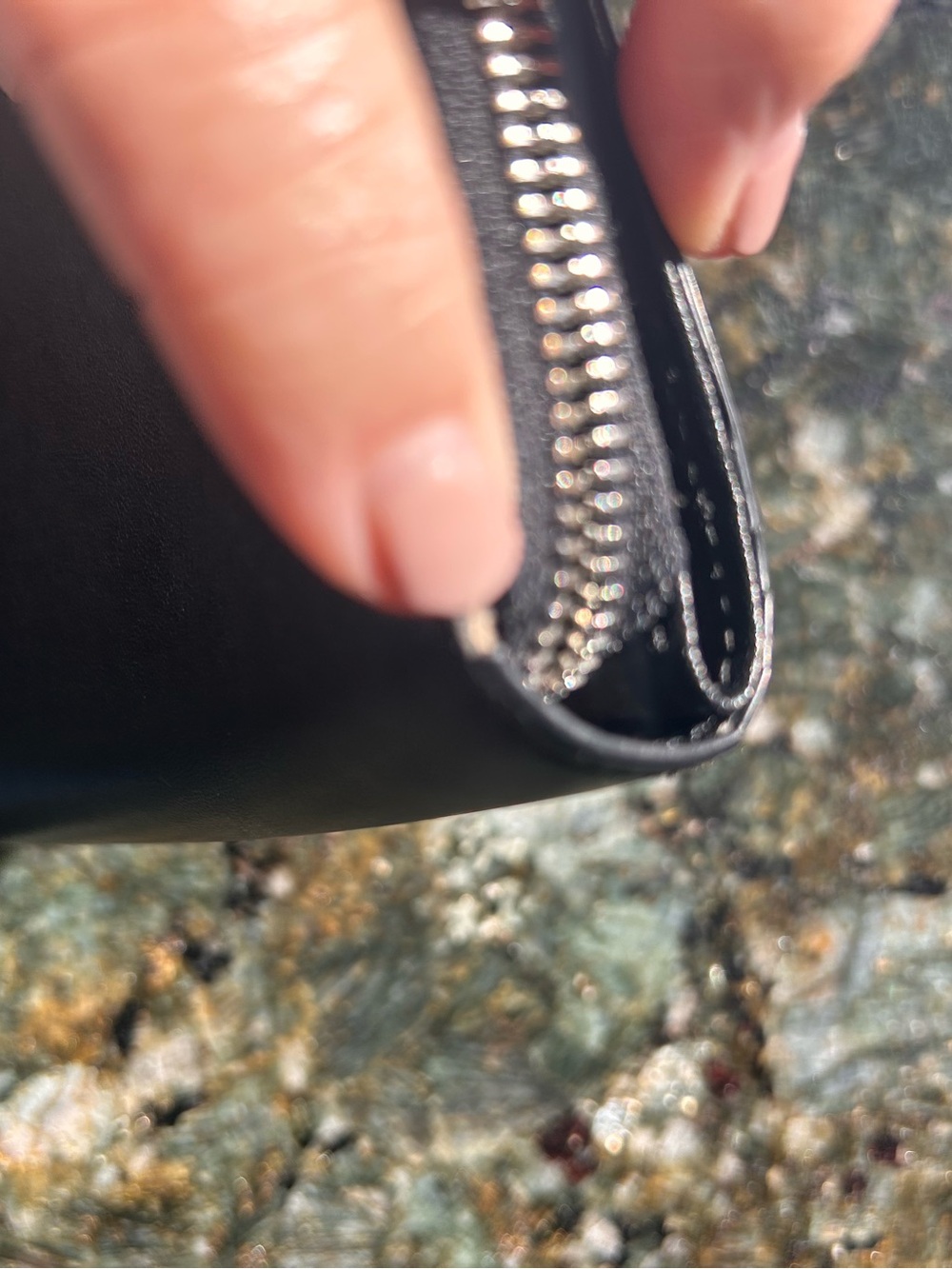 Bostanten Brown and Black Leather Small Wallet. Embossed details. EUC. Western. - Picture 7 of 10